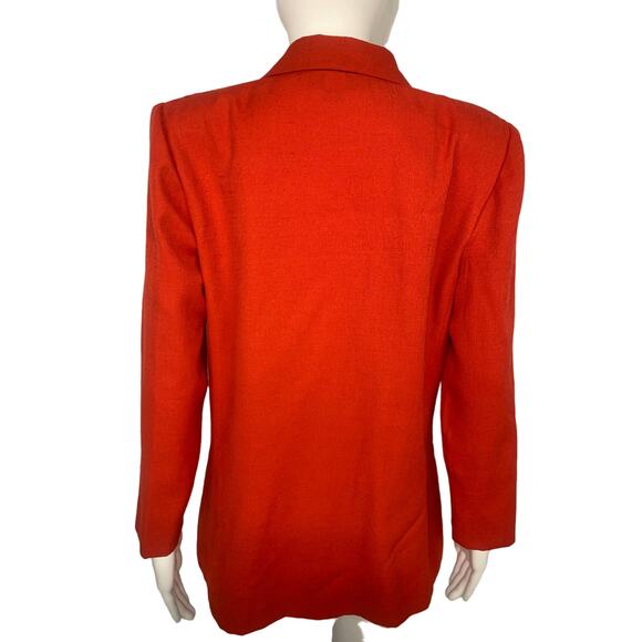 Red Fundamental Things Women's Blazer Size 10P - Picture 2 of 3